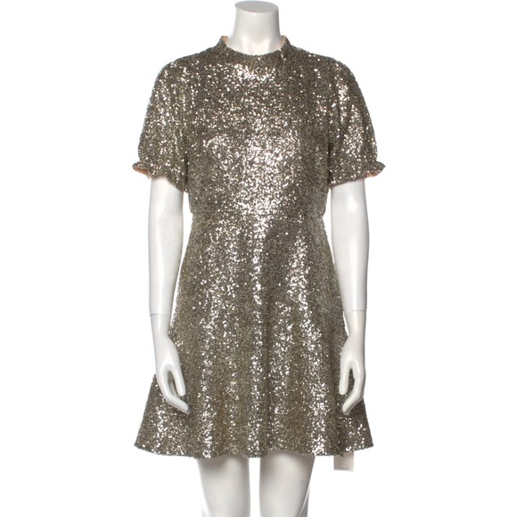 Forever 21 Dresses & Skirts - Forever 21 Exclusive Sequin Mini Dress – Silver & Champagne, Size Medium